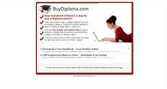 Desktop Screenshot of buydiploma.com