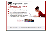 Tablet Screenshot of buydiploma.com